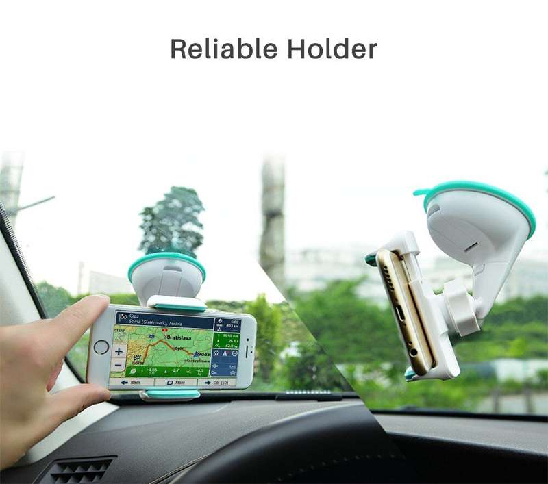 Hoco Car Phone Holder CA5 with Suction Cup Gray