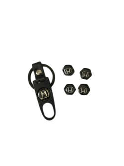 Tyre Valve Caps and keyring HONDA