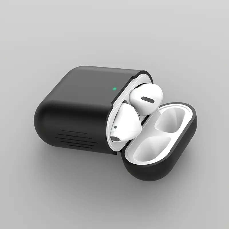 PROTECTIVE SILICONE CASE FOR AIRPODS - BLACK