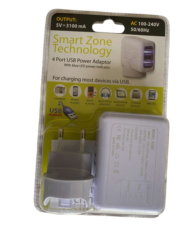 4 Port USB power adaptor