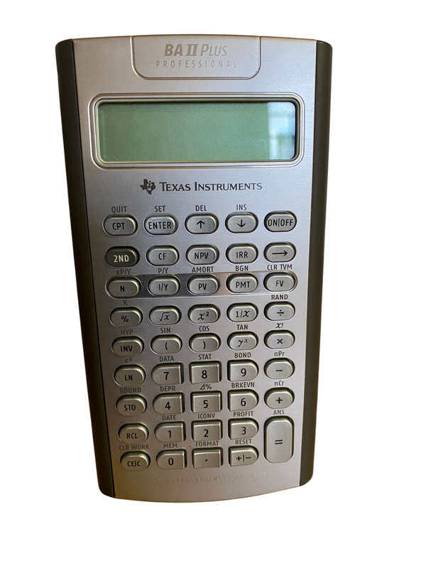 Texas Instruments ba ii plus Calculator