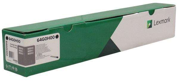 Lexmark MX910 MX911 MX912 toner cartridge original high yield 64G0H00