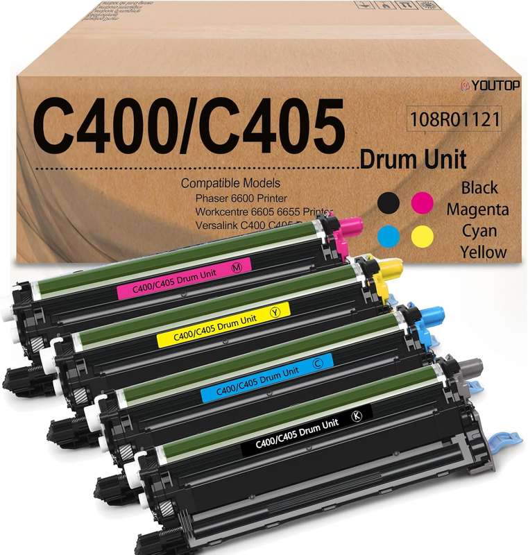 Xerox Versalink C400 C405 Phaser 6600 WorkCentre 6605 6655 drum unit compatible (x4) 108R01121