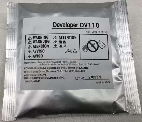 Konica Minolta DV110 developer compatible black