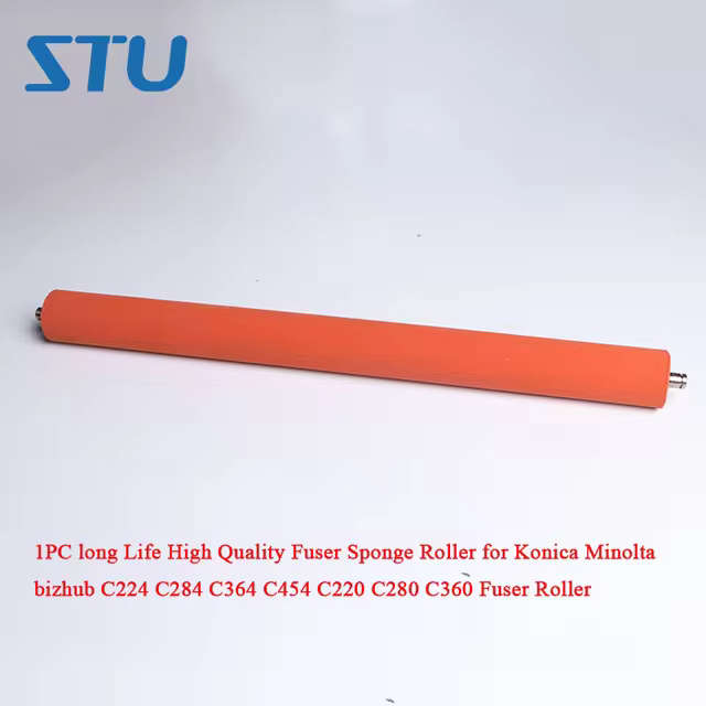 Konica Minolta C220 C280 C360 C224 C258 C284 C308 C364 C368 C454 C458 308 368 fuser sponge roller