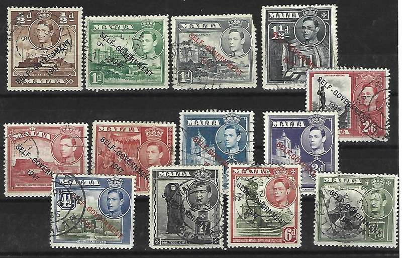Malta - Set of used stamps