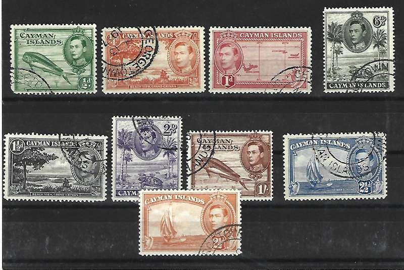 Cayman Islands - Set of used stamps