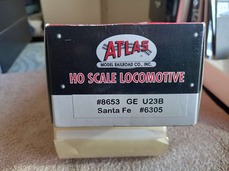 Model Trains - Santa Fe locomotive- still in original box.