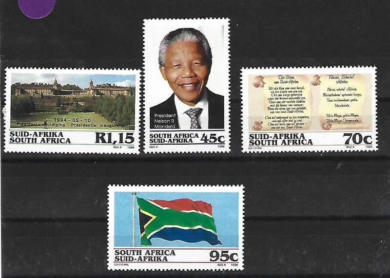 RSA- SACC 862-865 - Mandela inauguration - **Mint
