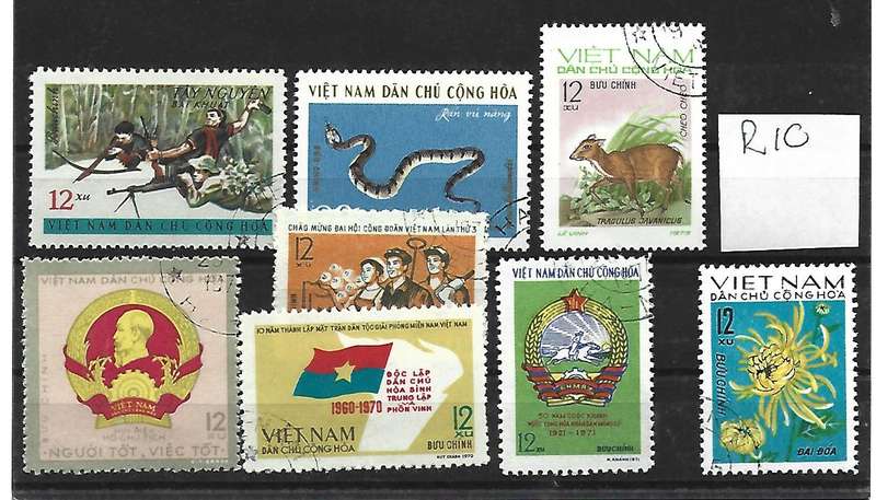 Vietnam - Set of used stamps