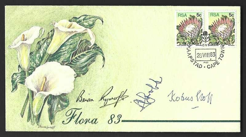 RSA FDC Flora 83 -Variety- Signed by three members