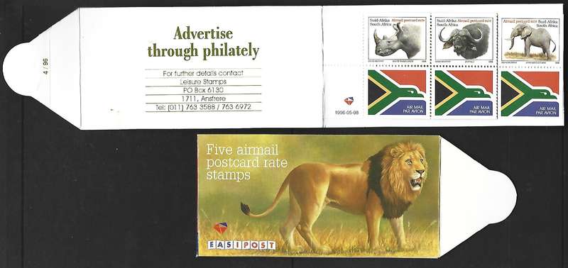 RSA - Booklet Sacc 946a - Dated 08/05/1996 - Big Five