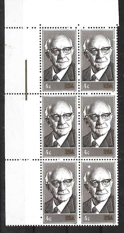 RSA - SACC 381 - President Diederichs - Variety - large white spot