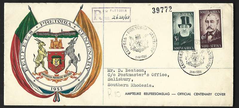 Union of SA- FDC - Centenary of Pretoria
