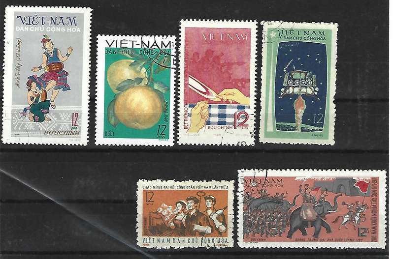 Vietnam - Set of used stamps