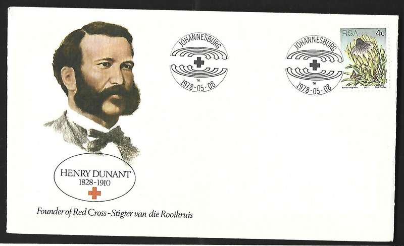 RSA- FDC - Henry Dunant - Founder of the Red Cross