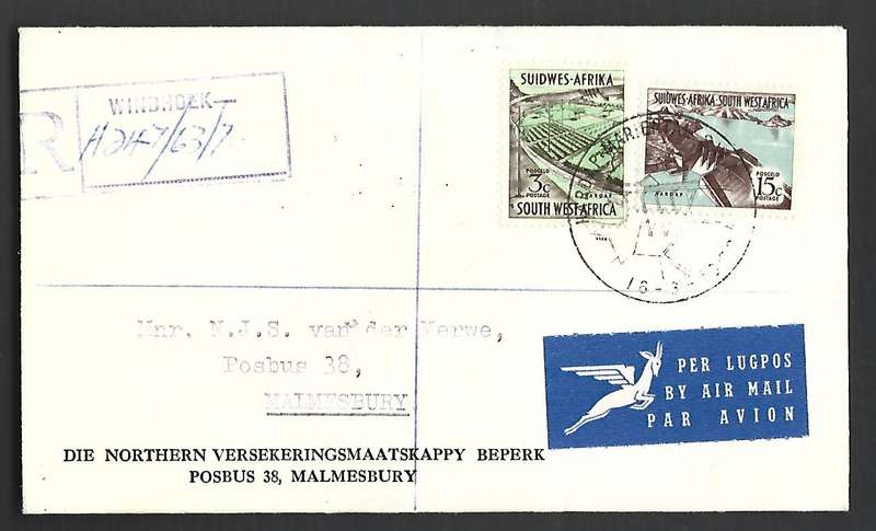 SWA- FDC - Opening of Hardap dam 16/03/1963