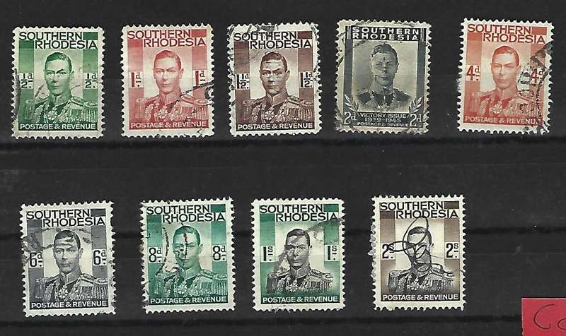 Southern Rhodesia - Set of stamps
