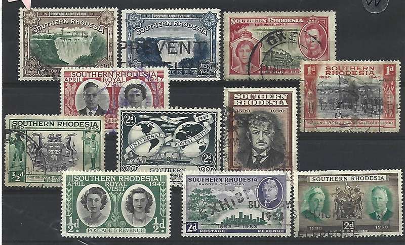 Southern Rhodesia - Set of stamps