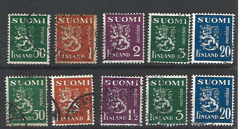 Finland- Set of stamps