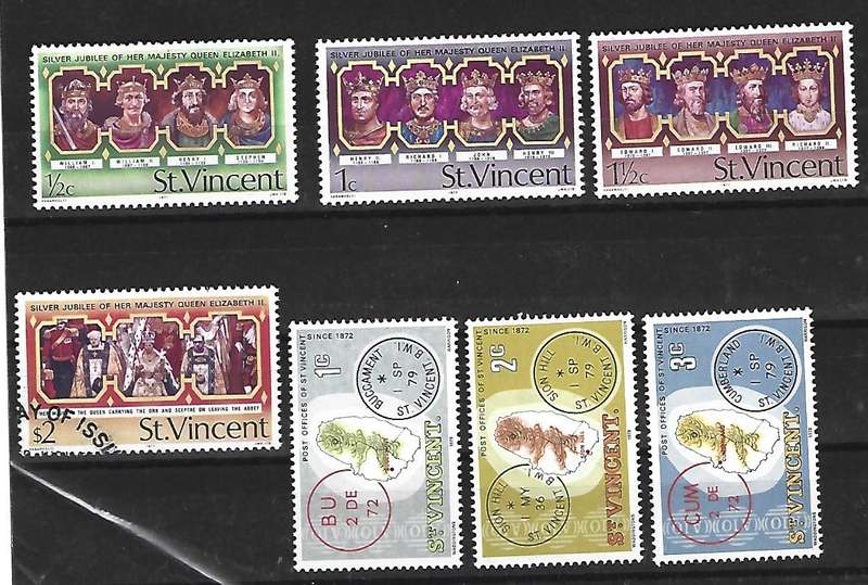 St Vincent- Set of stamps