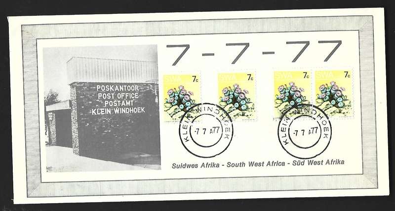 SWA - Klein Windhoek Post Office 7/7/77