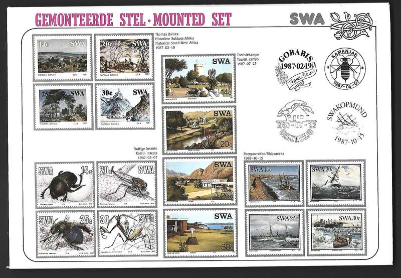 SWA - 1987 -  Set of mint stamps