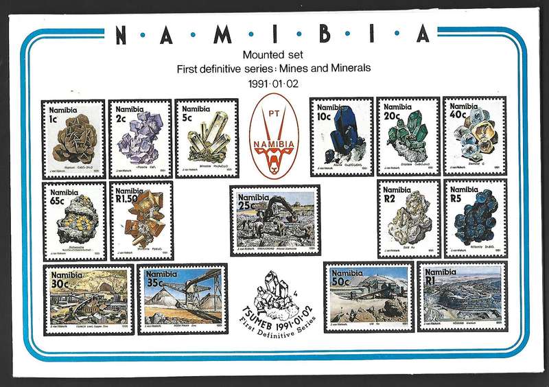 Namibia - 1991 - First Definitive series - Set of mint stamps