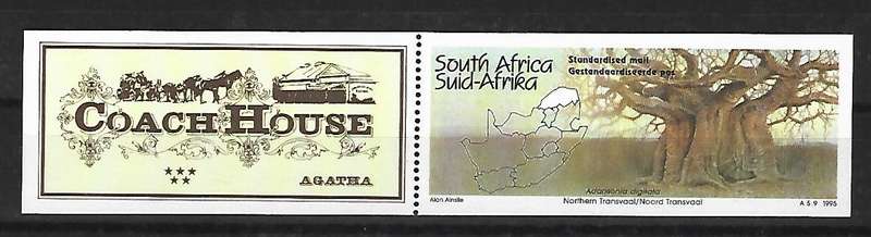 RSA- Miniature sheet - Agatha Coach House - SACC 999