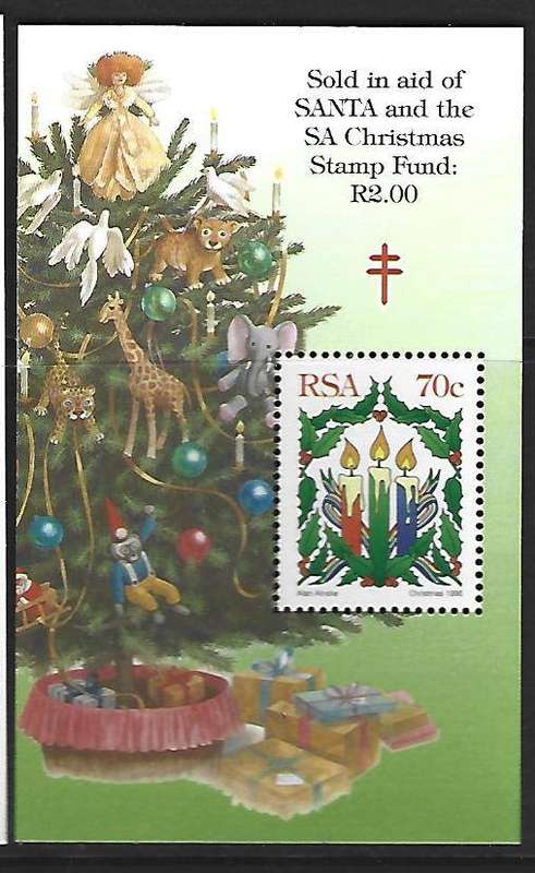 RSA - SACC 976 - SANTA miniature sheet