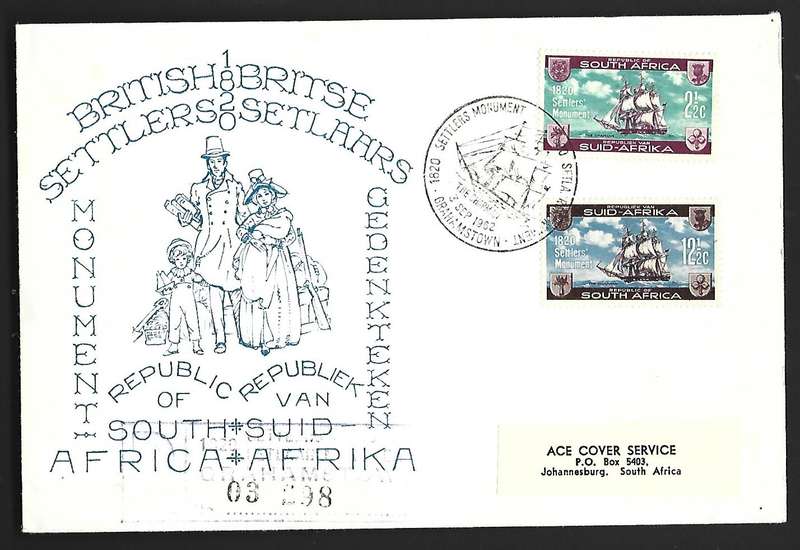 RSA - FDC - Landing of the 1820 Settlers at Port Elizabeth