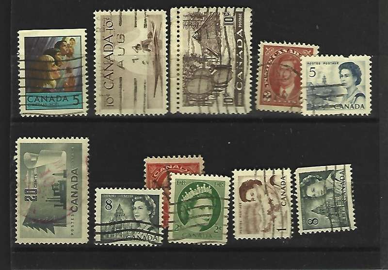 Canada - Set of used stamps