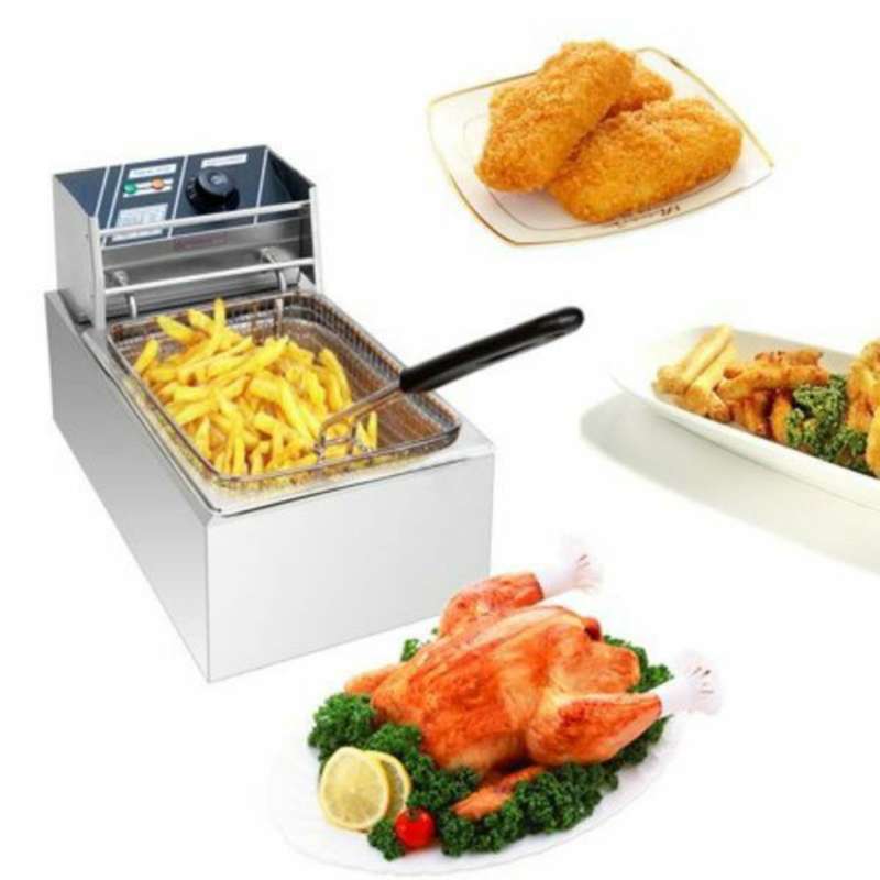Electric Basket Chips Fryer with Single Tank - 5L