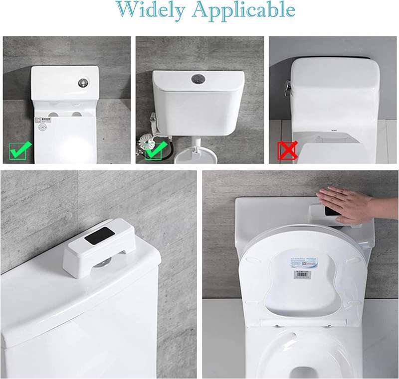 Rechargeable Touchless Induction Automatic Toilet Push Button