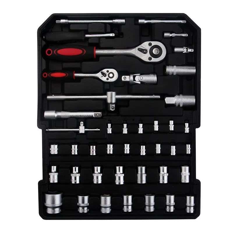 Ultimate 186-Piece Household Tool Kit in Durable Trolley Case