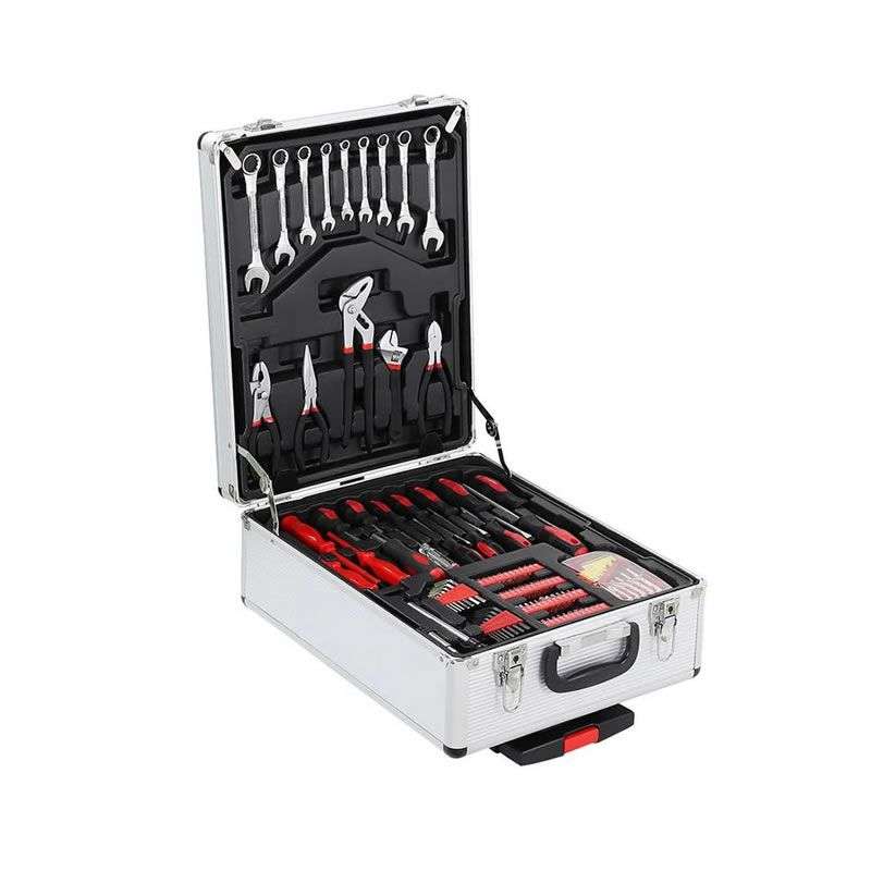 Ultimate 186-Piece Household Tool Kit in Durable Trolley Case