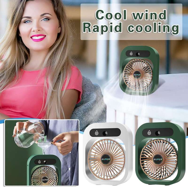 Portable Ice Fog Air Conditioner Fan