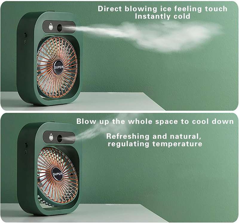 Portable Ice Fog Air Conditioner Fan