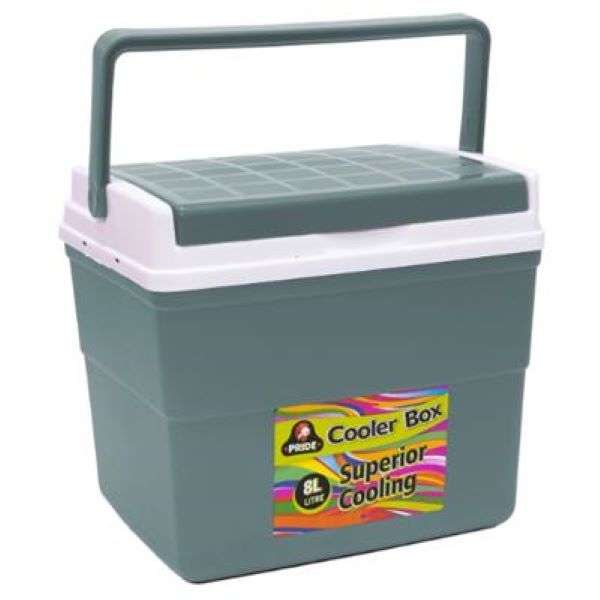 Cooler Box 8 LT - Grey, White