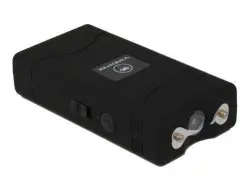 Rechargeable Mini Stun Gun with LED Flashlight - Black