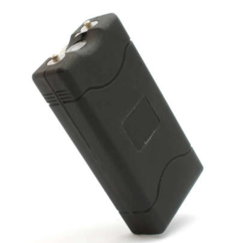Rechargeable Mini Stun Gun with LED Flashlight - Black