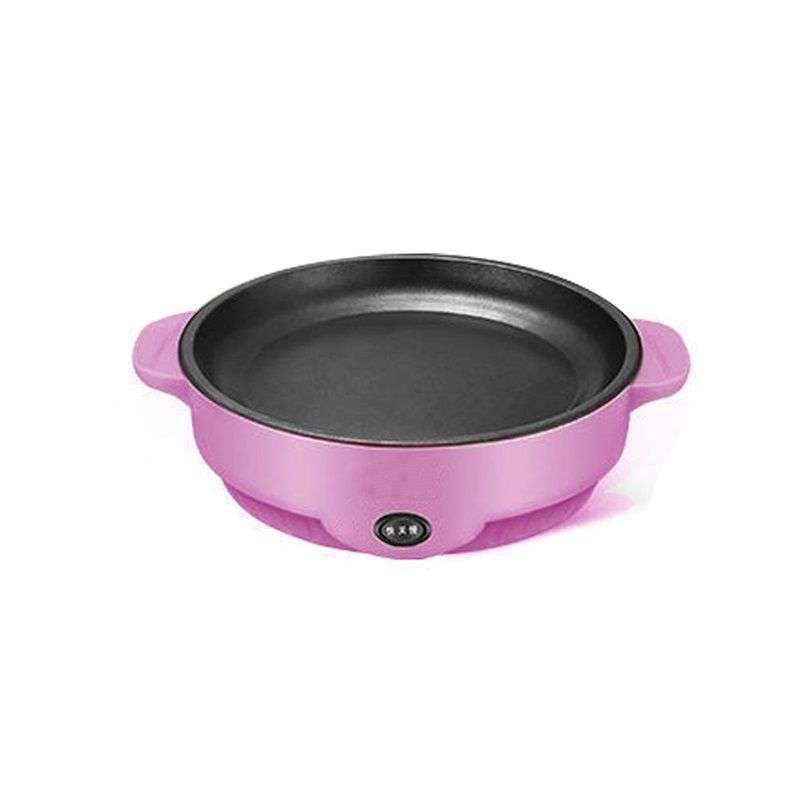 Yonsa Electric Non-Stick Grill Pan Durable Frying Pan - Pink