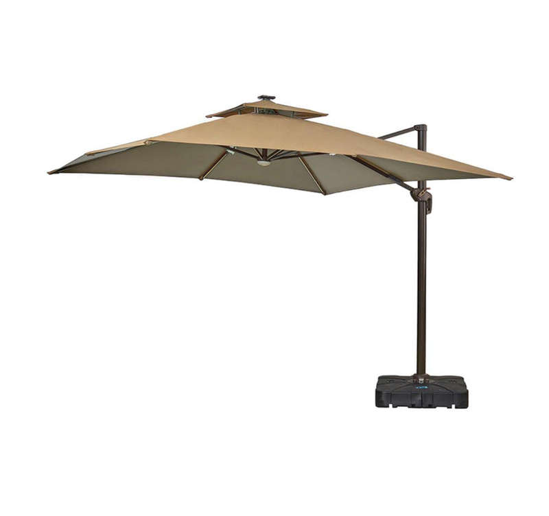 Dual Wind Vent Cantilever Patio Umbrella