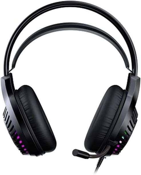 USB computer wired gaming headset with microphone