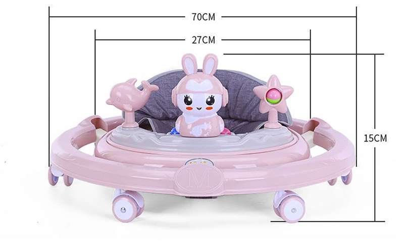 Multifunctional Baby Walker - Pink