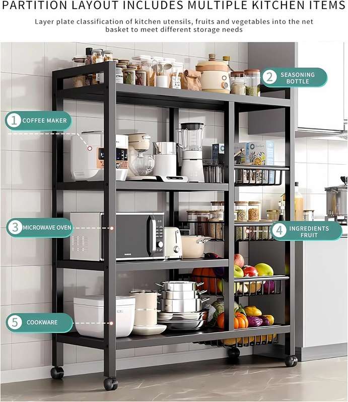 Metal Corner Storage Rack Wholesale Kitchen Storage Rack