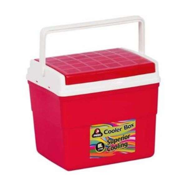 Cooler Box 8 LT - Red, White