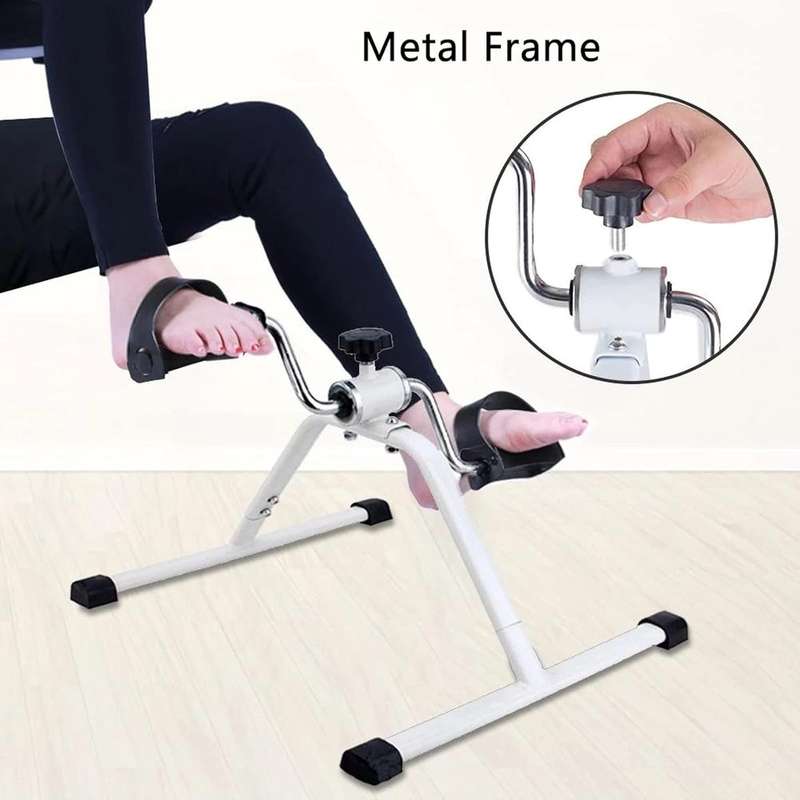 Folding Stationary Fitness Exercise Pedal Bike