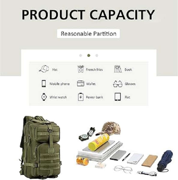 Waterproof Outdoor Tactical Hiking Camping Backpack