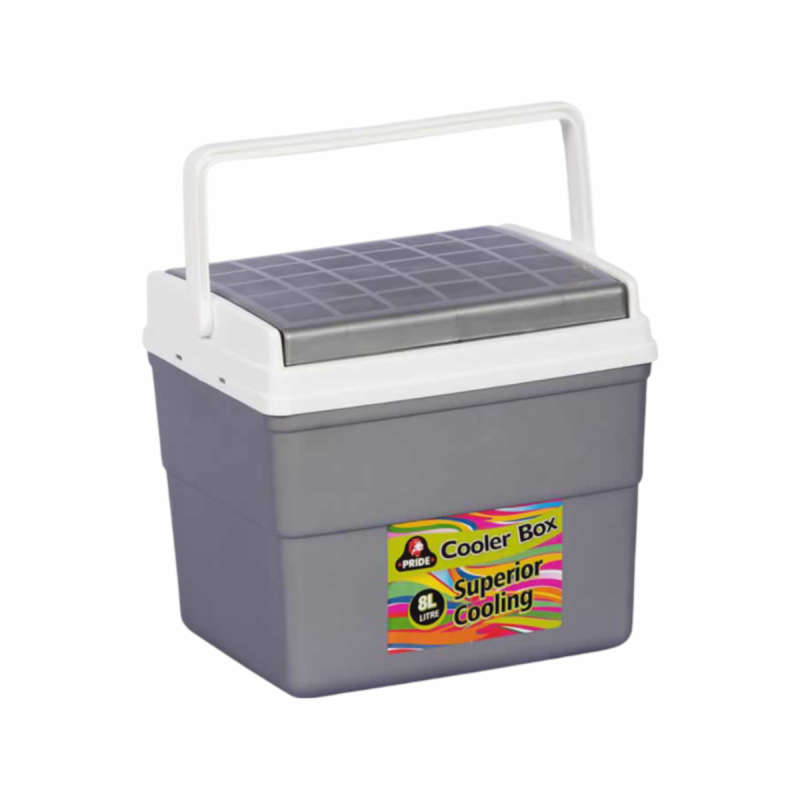 8L Cooler Box - Silver